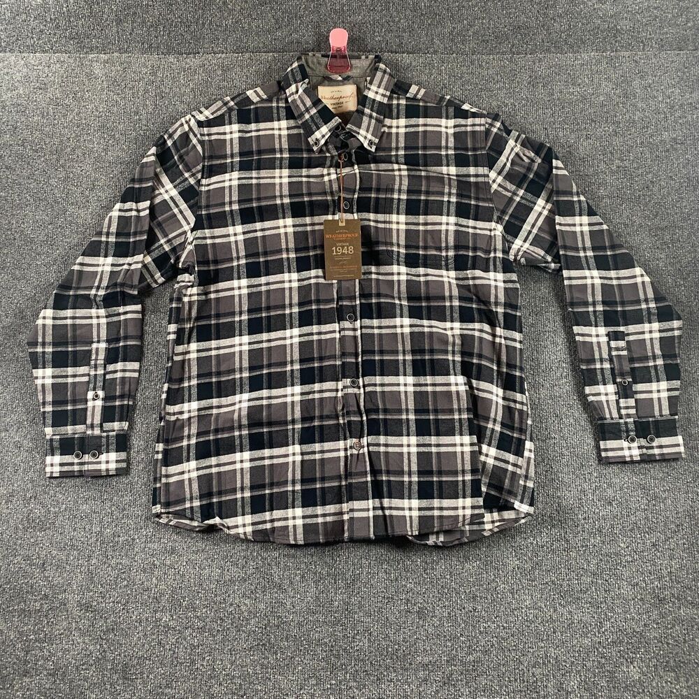 NWT Weatherproof Vintage Button Up Shirt Mens XL Long Sleeve Multicolor Plaid